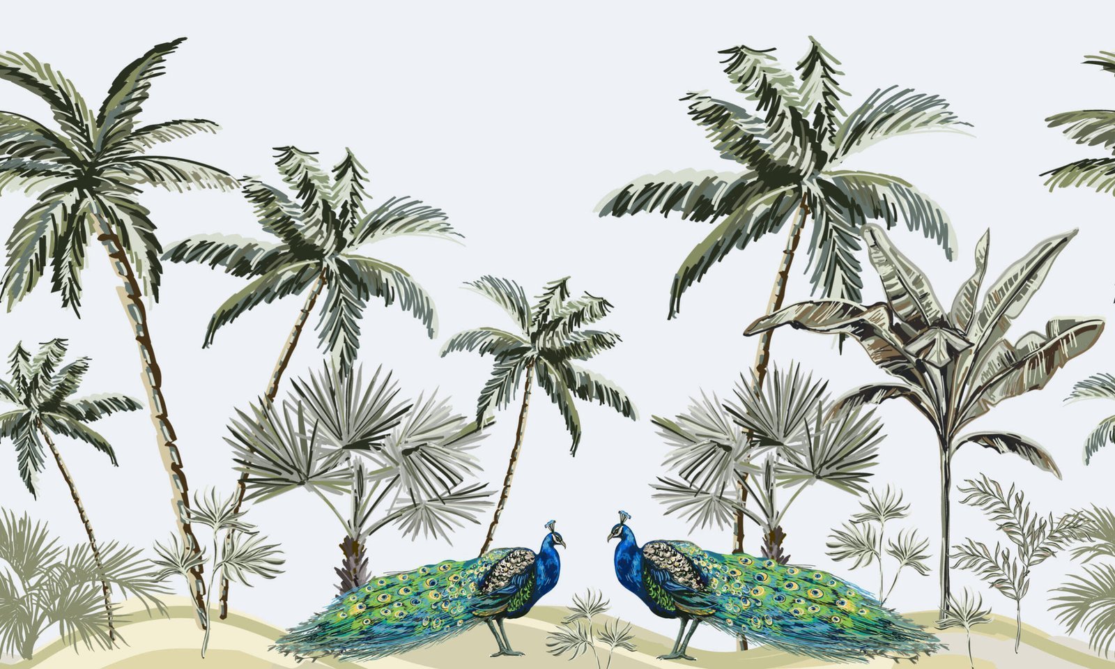 Peacock Grove — Luxury Kids Wallpaper Dubai - Image 2