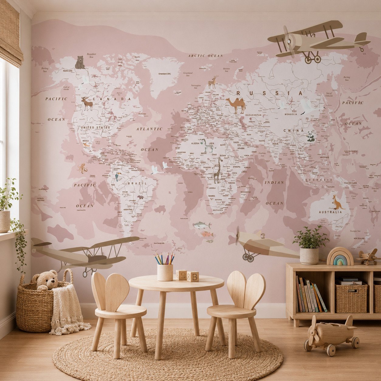 Petal Airways — Luxury Kids Wallpaper Dubai