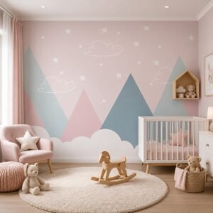 Petal Highlands — Luxury Kids Wallpaper Dubai
