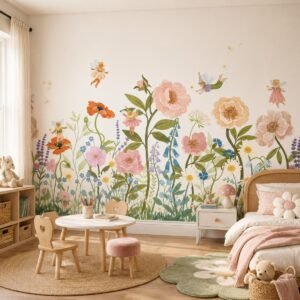 Petal Pixies — Luxury Kids Wallpaper Dubai