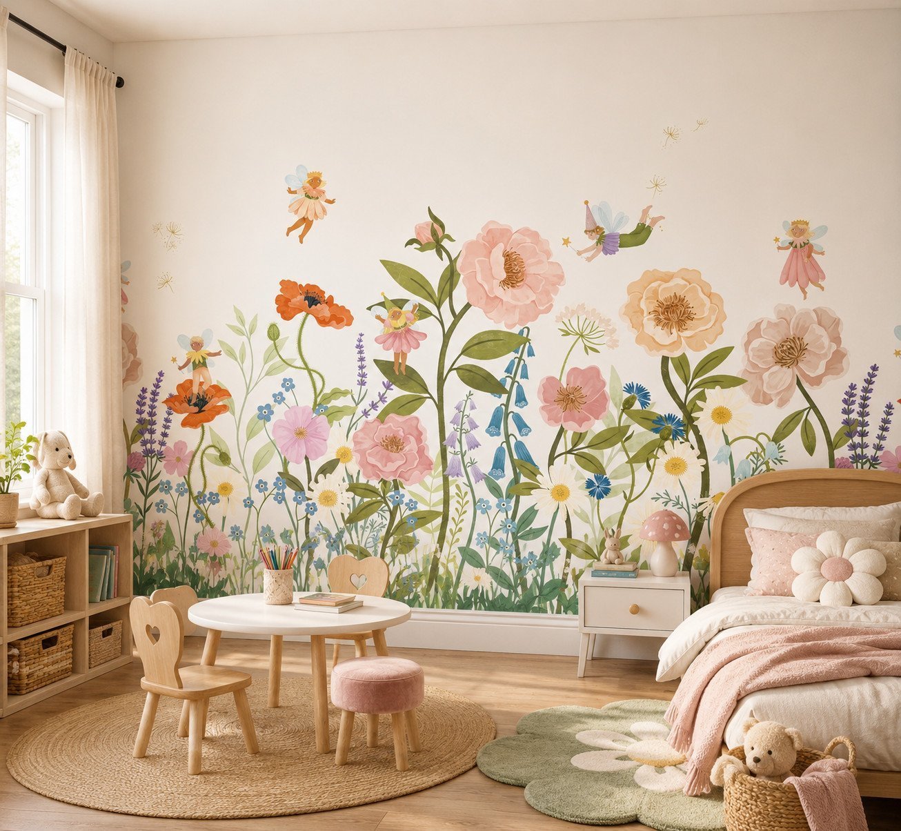 Petal Pixies — Luxury Kids Wallpaper Dubai