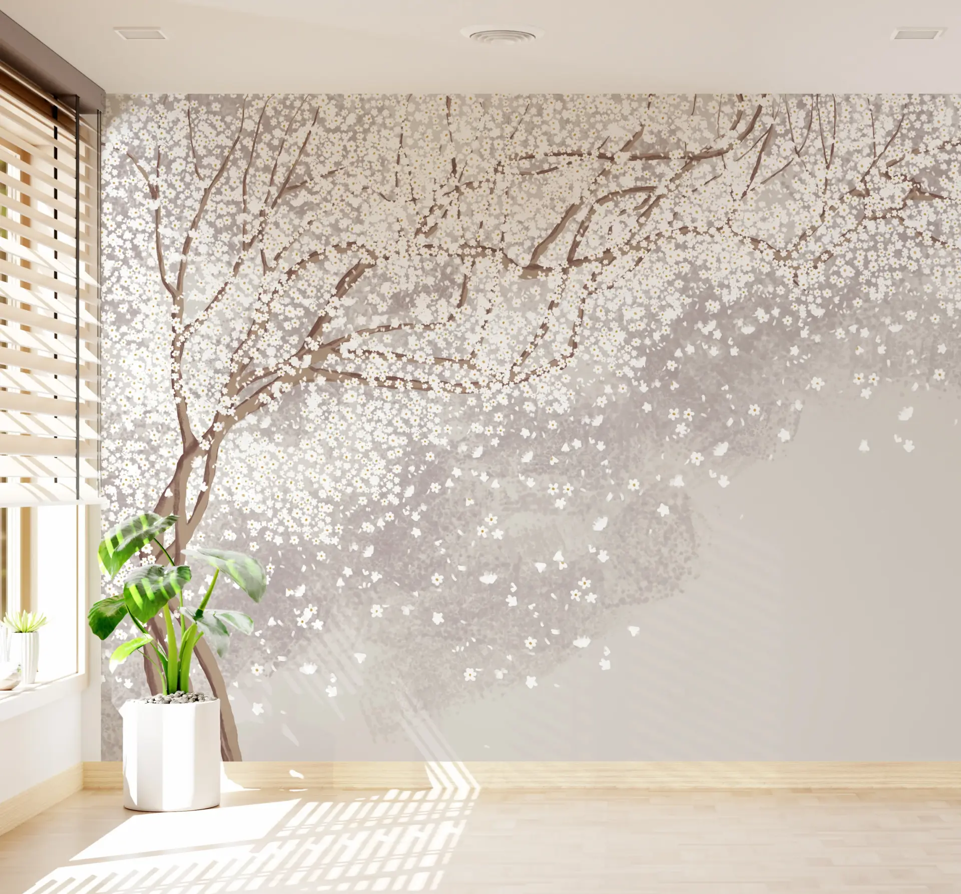 Petaline Drift — Luxury Floral Wallpaper Dubai - Image 2