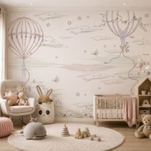 Petaline Flight — Luxury Kids Wallpaper Dubai