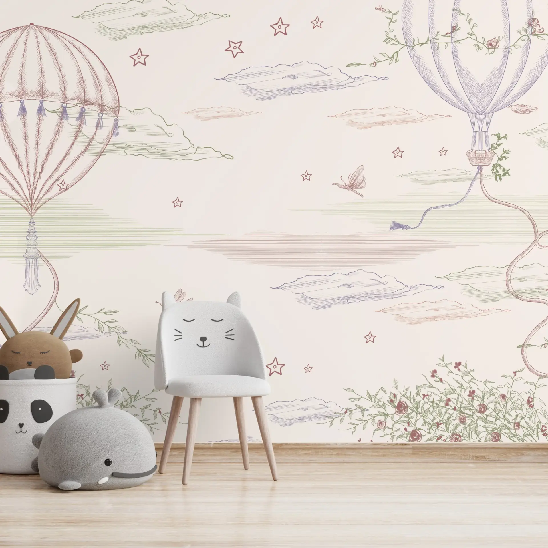 Petaline Flight — Luxury Kids Wallpaper Dubai - Image 2