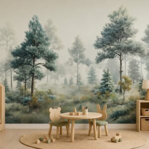 Pineglass Grove — Luxury Floral Wallpaper Dubai