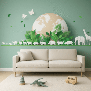 Planet Pals — Luxury Kids Wallpaper Dubai