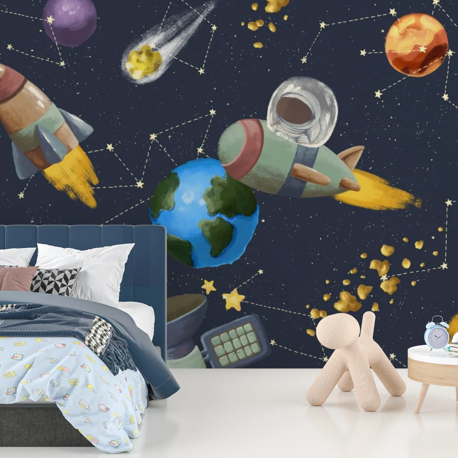 Planetary Quest — Luxury Kids Wallpaper Dubai - Image 3