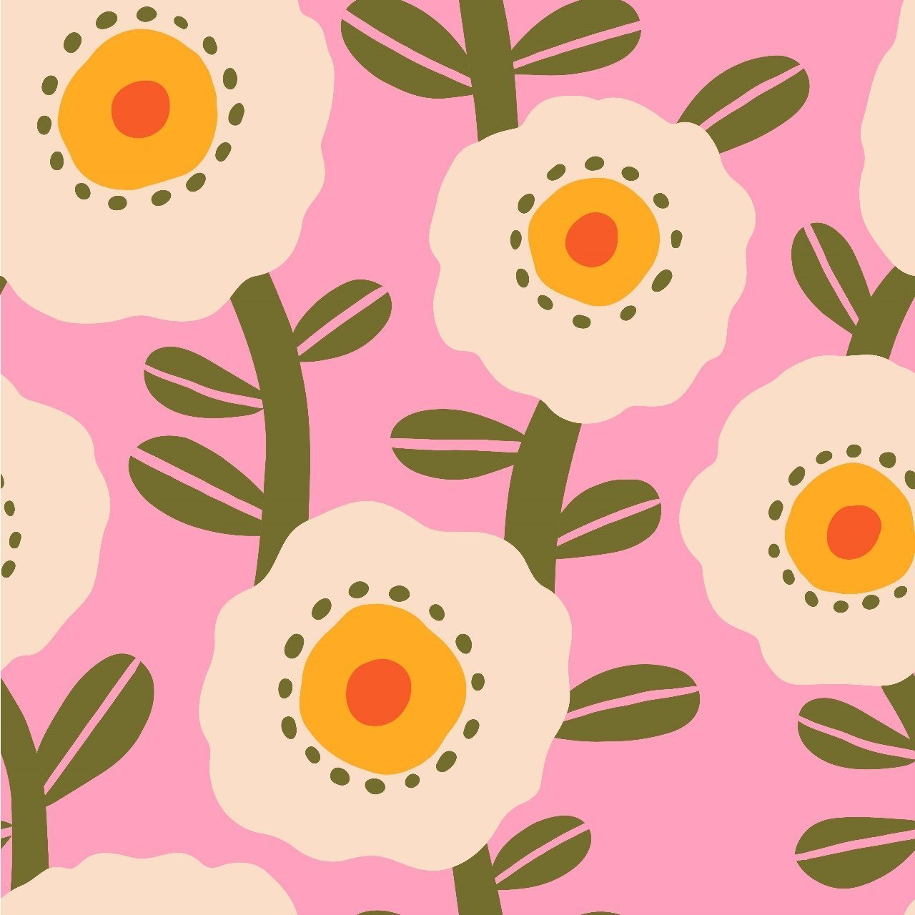 Playful Daisy — Luxury Floral Wallpaper Dubai - Image 2