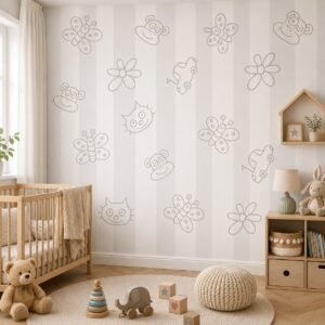 Playful Pencraft — Luxury Kids Wallpaper Dubai