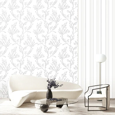 Porcelain Sprigs — Luxury Floral Wallpaper Dubai - Image 3