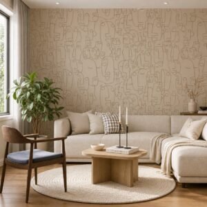 Portrait Weave — Modern Wallpaper Dubai
