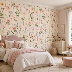 Primrose Verse — Luxury Floral Wallpaper Dubai