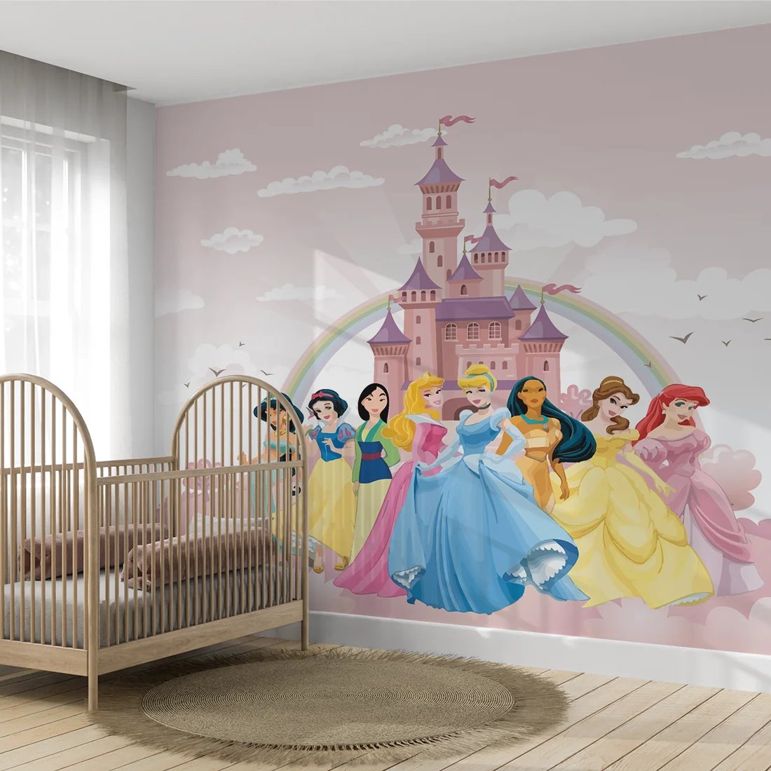 Rainbow Court — Luxury Kids Wallpaper Dubai