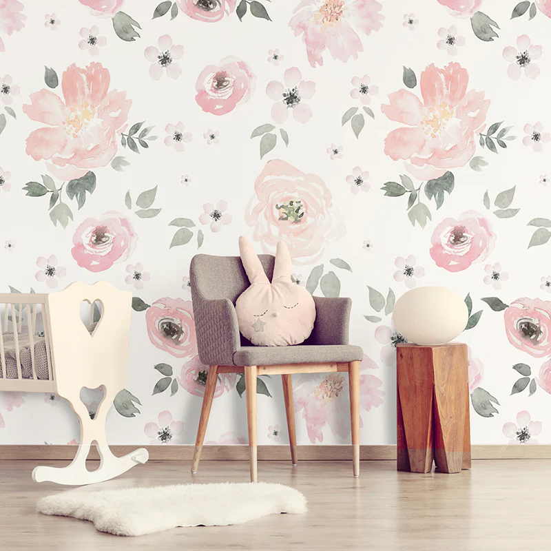 Rosy Cadence — Luxury Floral Wallpaper Dubai - Image 2