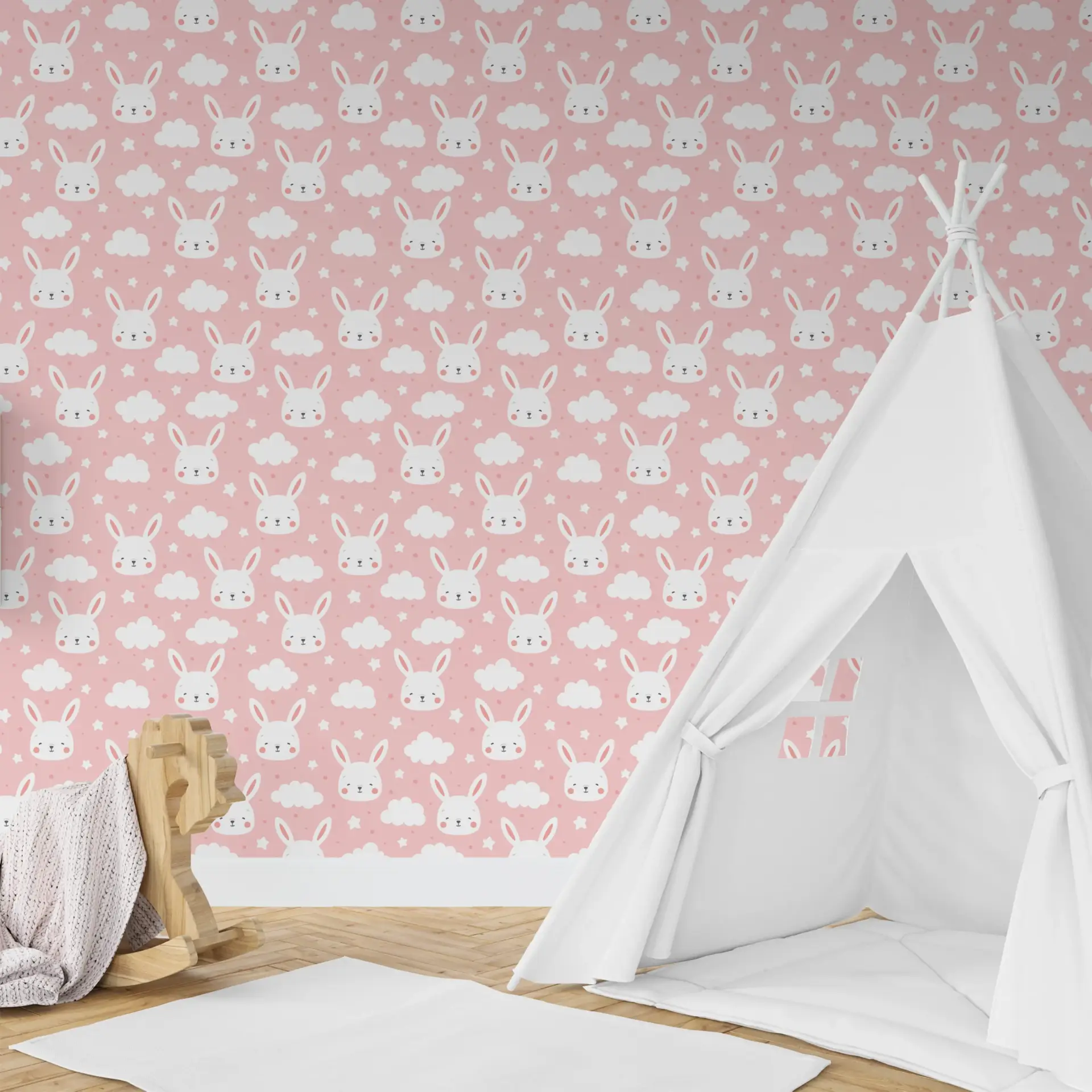 Rosy Hoppers — Luxury Kids Wallpaper Dubai - Image 2
