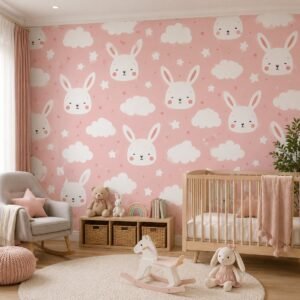 Rosy Hoppers — Luxury Kids Wallpaper Dubai
