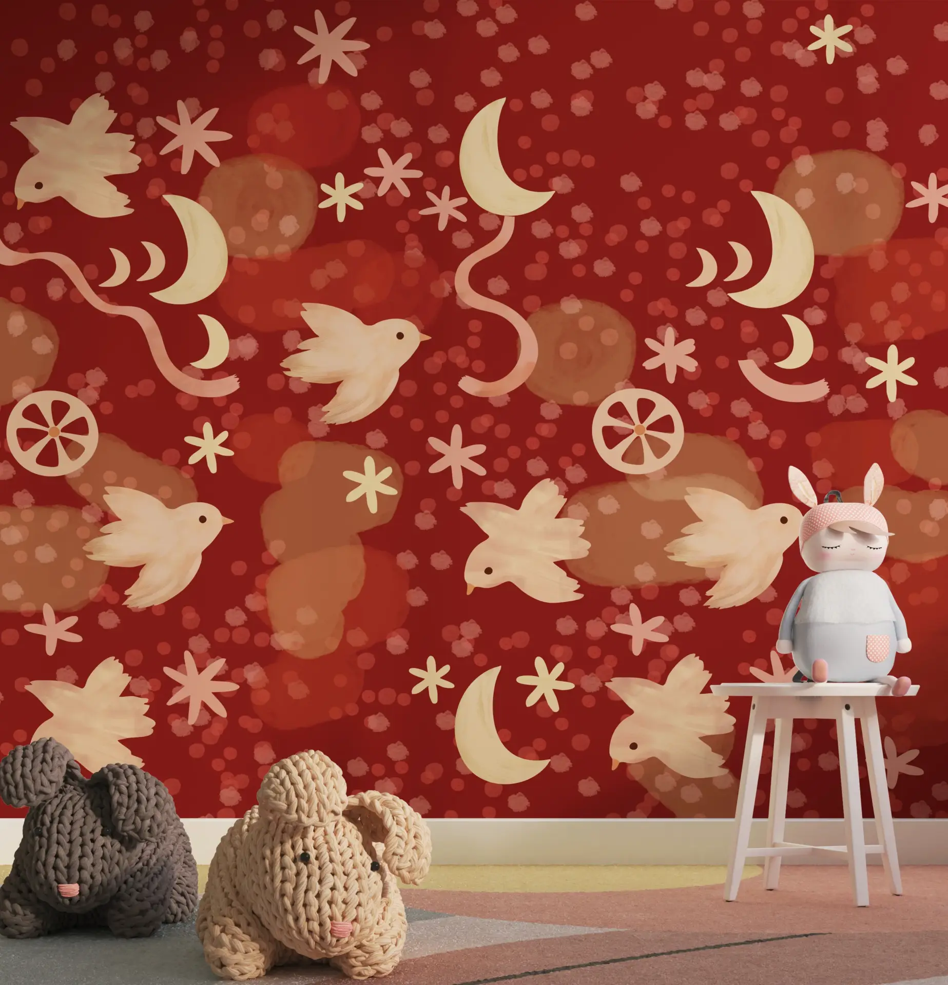Rouge Starflight — Luxury Kids Wallpaper Dubai - Image 2
