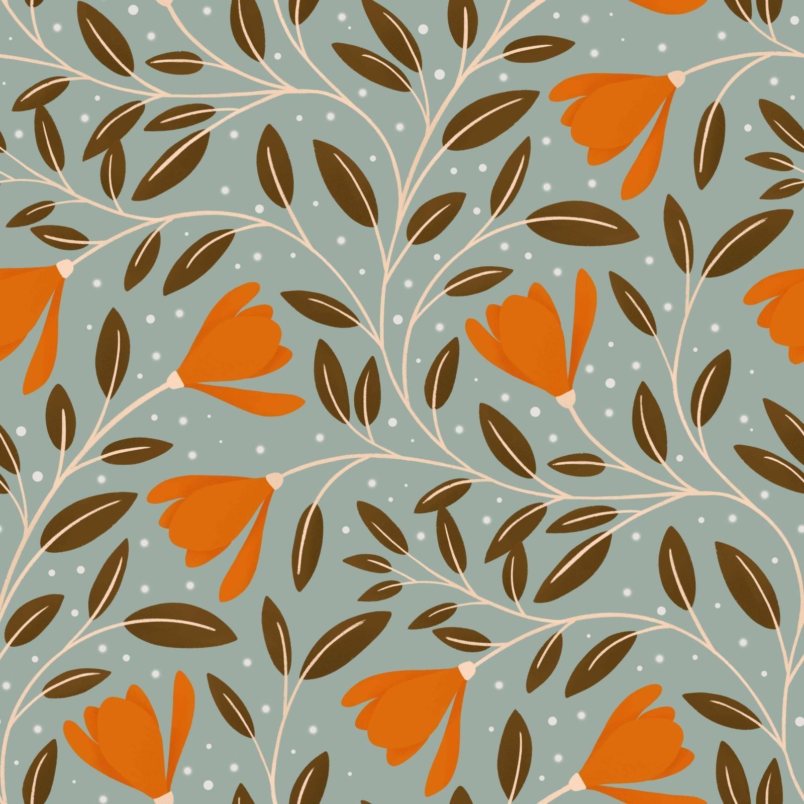 Royal Ember — Luxury Floral Wallpaper Dubai - Image 9