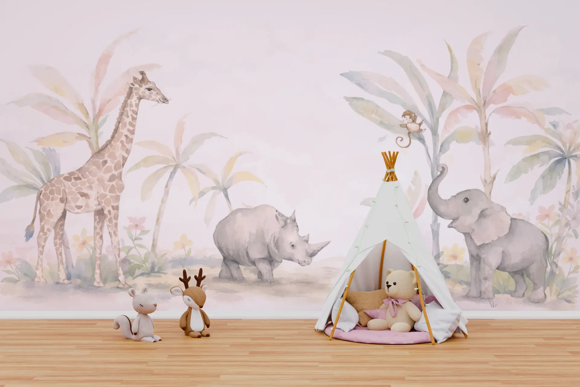 Safari Fresco — Luxury Kids Wallpaper Dubai - Image 3