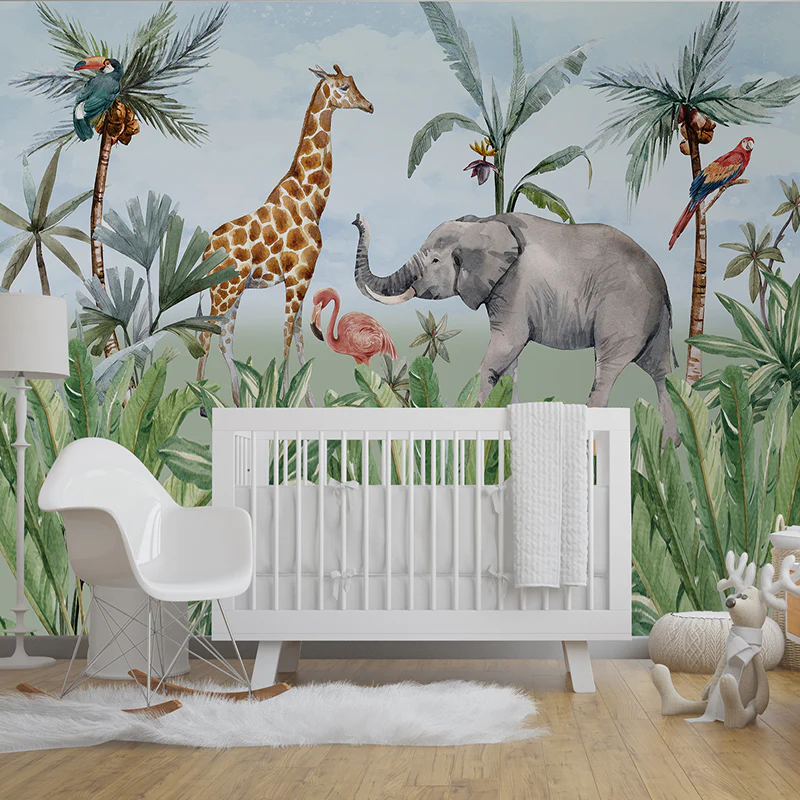 Safari Menagerie — Luxury Kids Wallpaper Dubai - Image 2