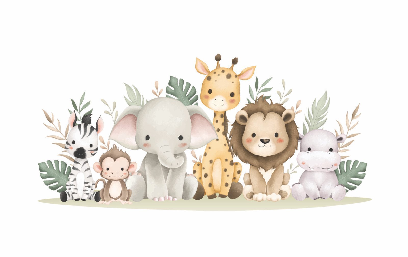Safari Snuggles — Luxury Kids Wallpaper Dubai - Image 2
