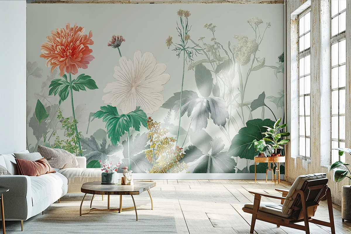 Sage Florarium — Luxury Floral Wallpaper Dubai - Image 4