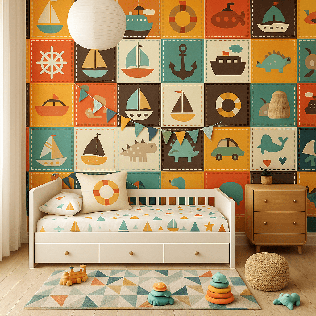 Sail Patch — Luxury Kids Wallpaper Dubai