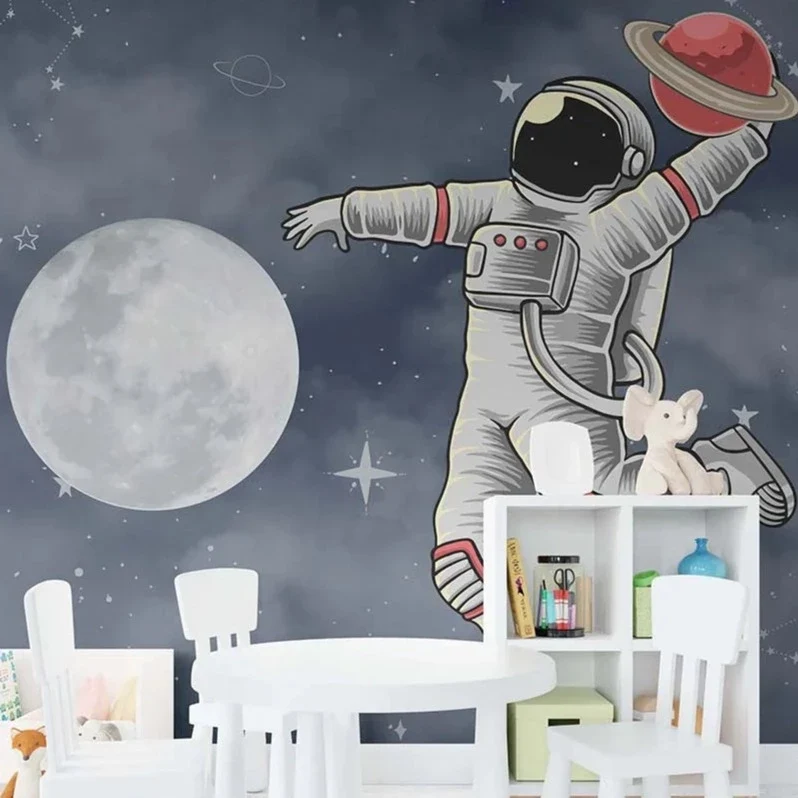 Saturn Salute — Luxury Kids Wallpaper Dubai - Image 2