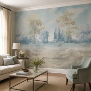 Silvan Aquarelle — Luxury Floral Wallpaper Dubai