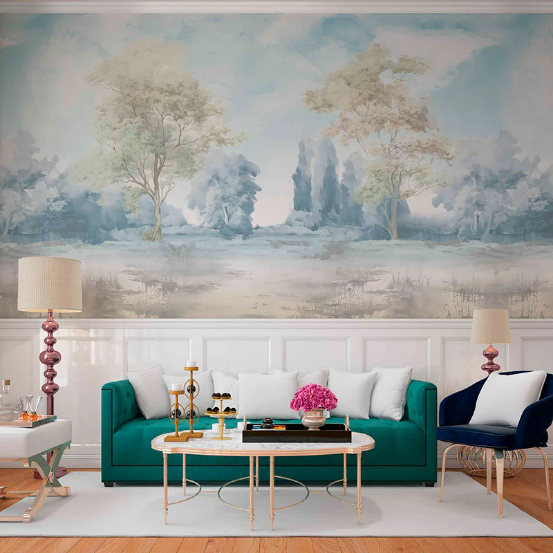 Silvan Aquarelle — Luxury Floral Wallpaper Dubai - Image 2