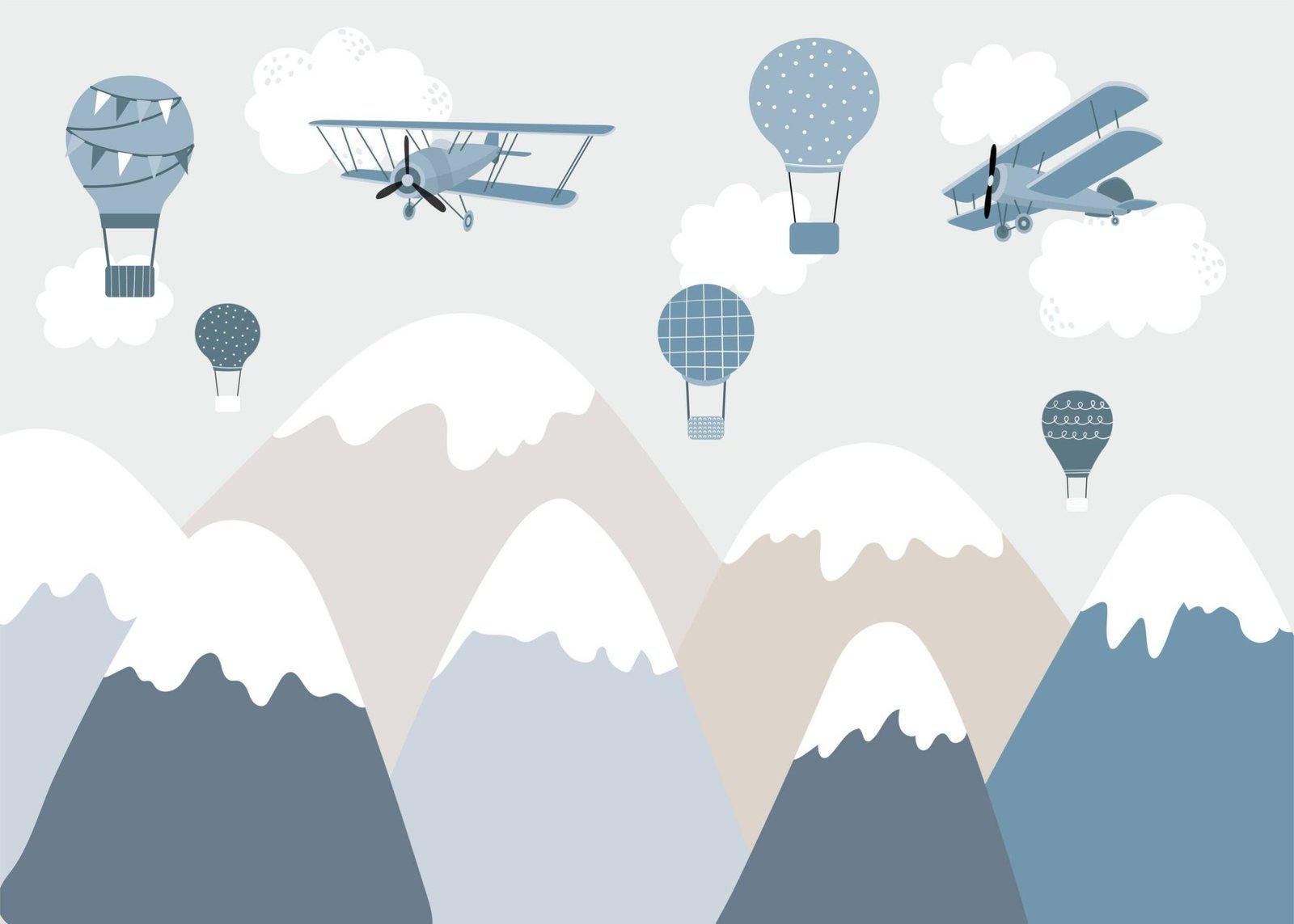 Sky Summits — Plain & Textured Wallpaper Dubai - Image 2