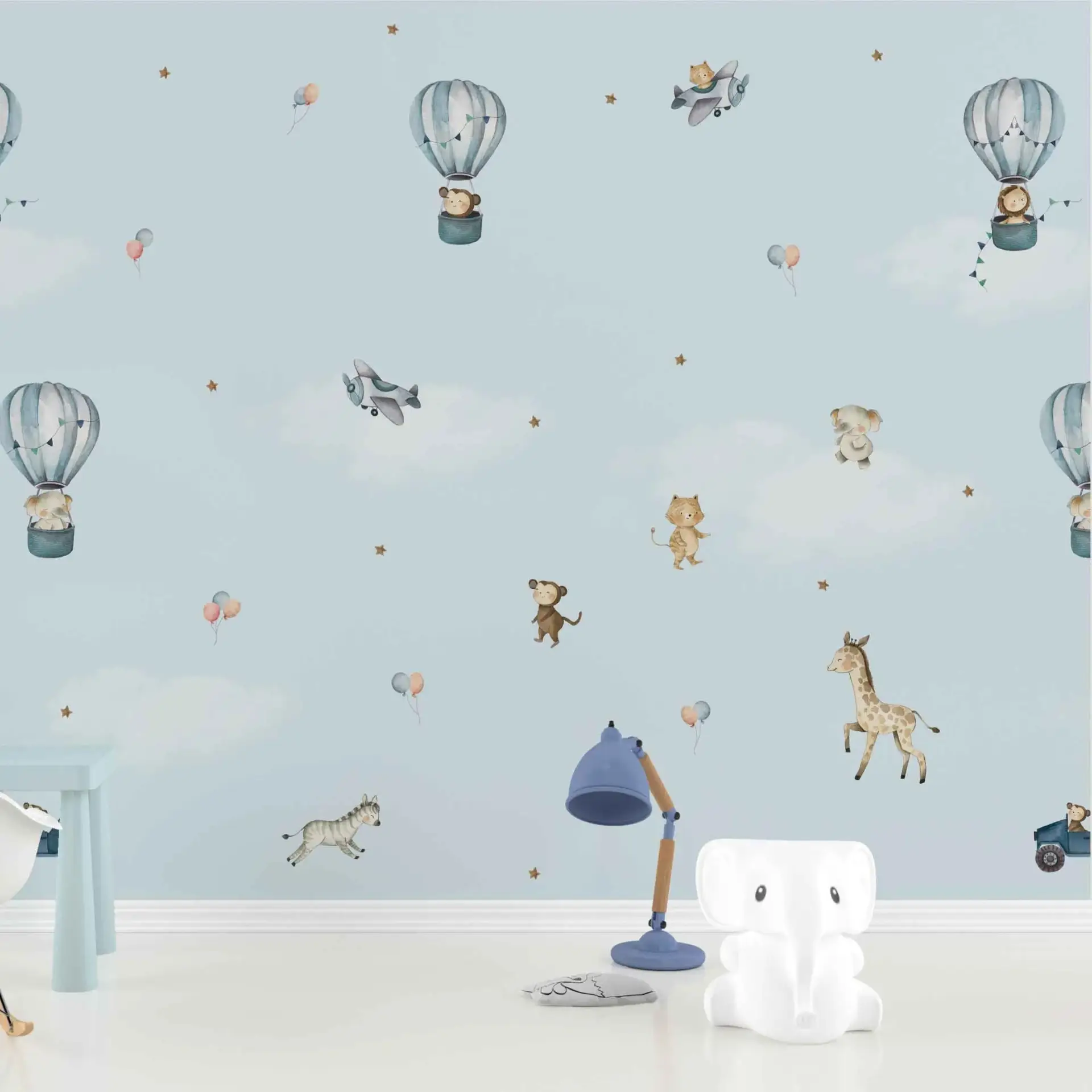Skybound Playmates — Luxury Kids Wallpaper Dubai - Image 4