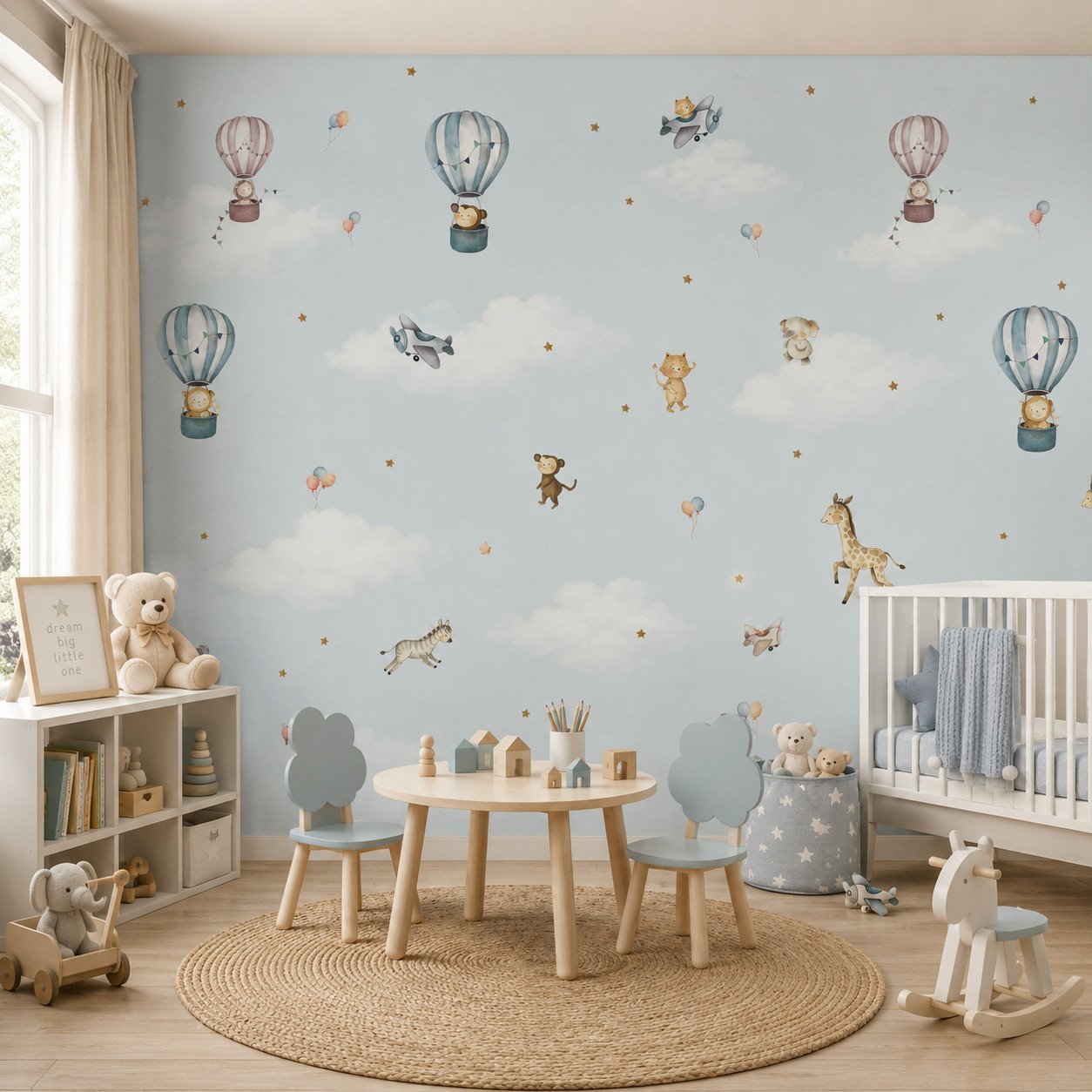 Skybound Playmates — Luxury Kids Wallpaper Dubai - Image 2