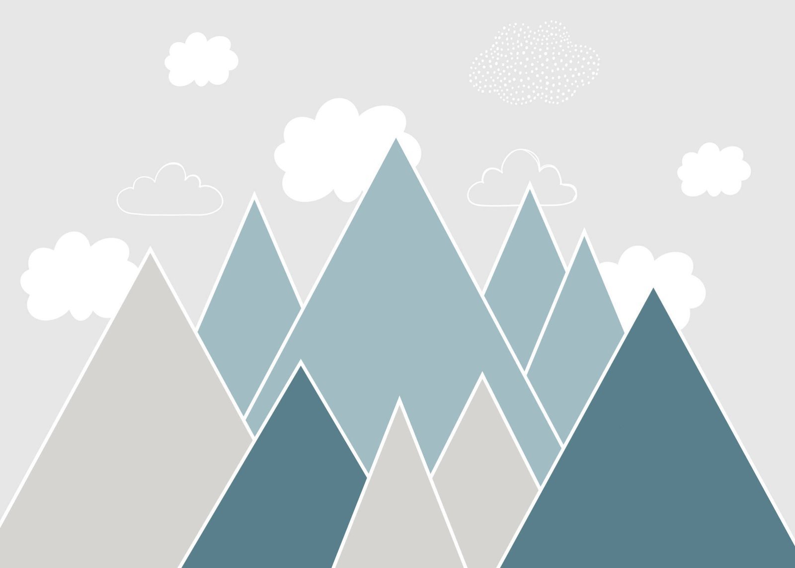 Skybound Shapes — Luxury Kids Wallpaper Dubai - Image 2