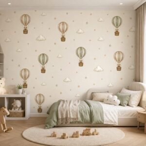 Starlit Ascent — Luxury Kids Wallpaper Dubai