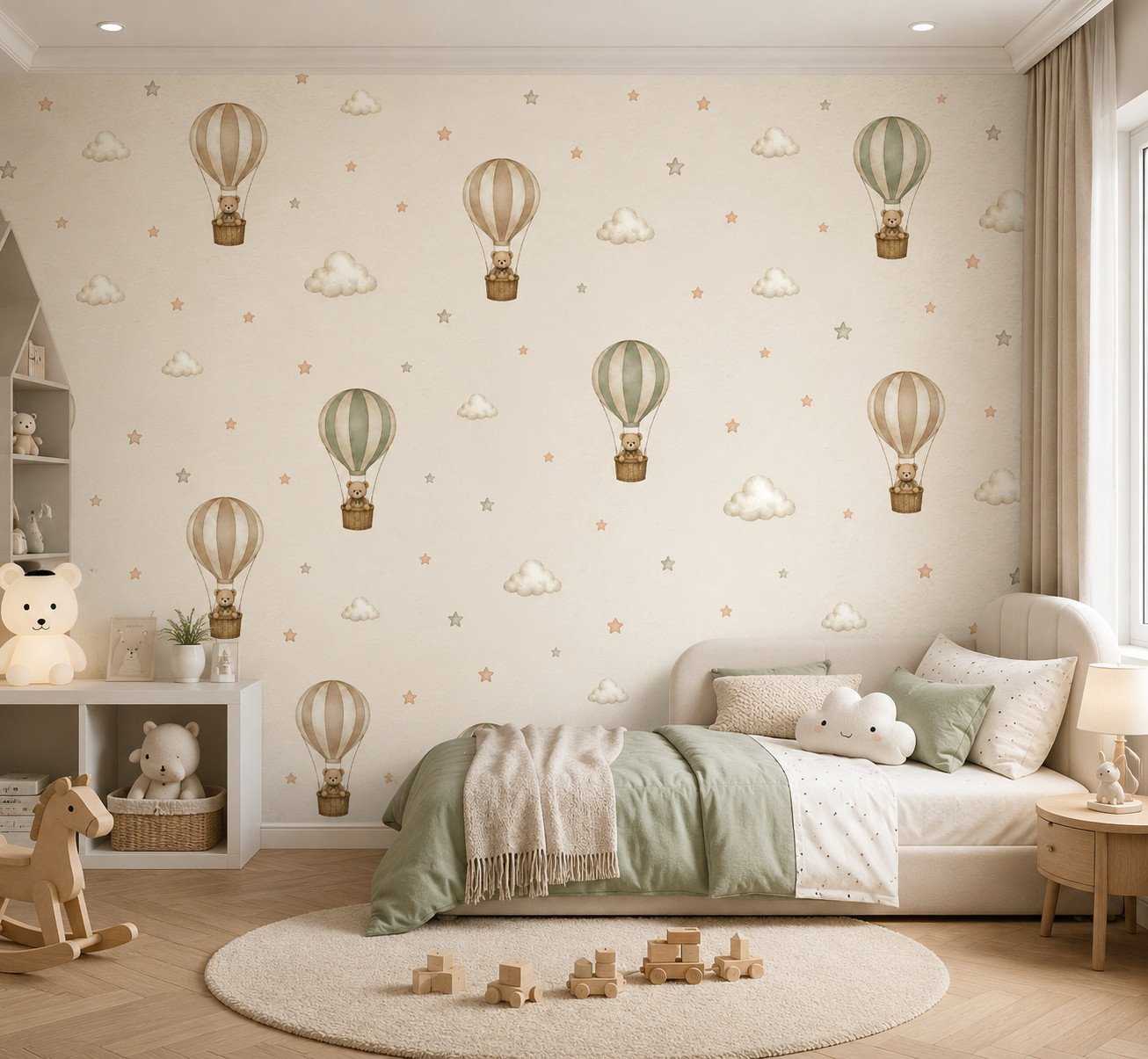 Starlit Ascent — Luxury Kids Wallpaper Dubai