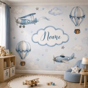 Starlit Flight — Luxury Kids Wallpaper Dubai