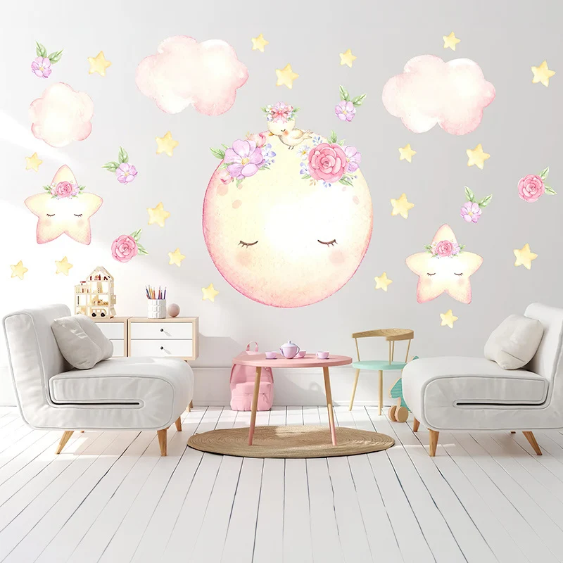 Starry Bloom — Luxury Kids Wallpaper Dubai - Image 2