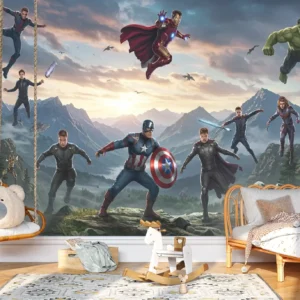 Summit Defenders — Luxury Kids Wallpaper Dubai