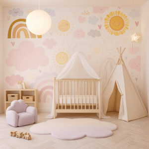 Sunbeam — Luxury Kids Wallpaper Dubai