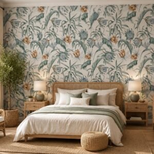 Sylvan Fronds — Luxury Floral Wallpaper Dubai