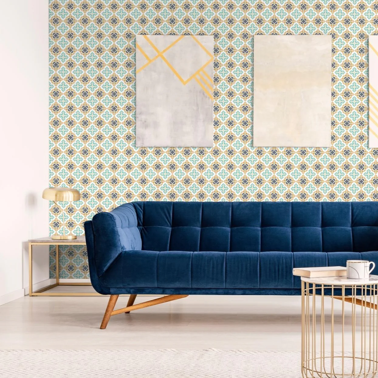 Teal Ornament — Heritage Wallpaper Dubai - Image 3