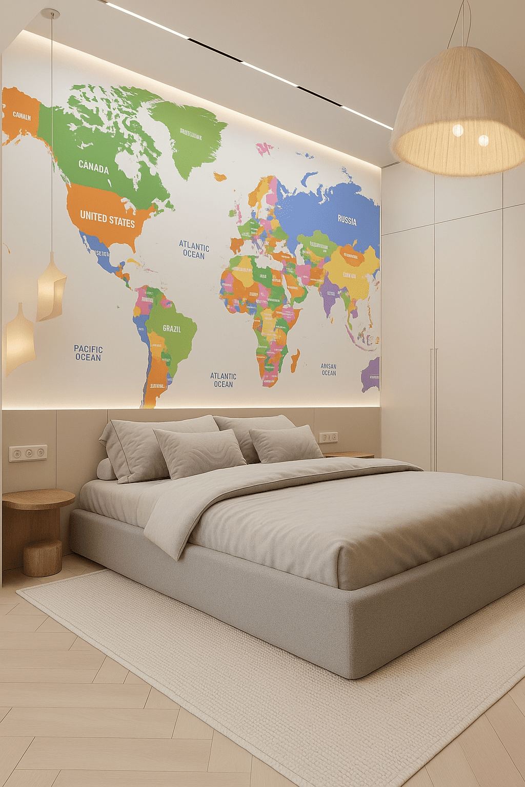Terra Chroma — Map & Mural Wallpaper Dubai