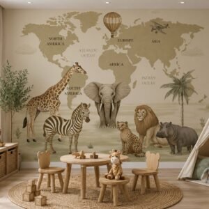 Terra Procession — Luxury Kids Wallpaper Dubai
