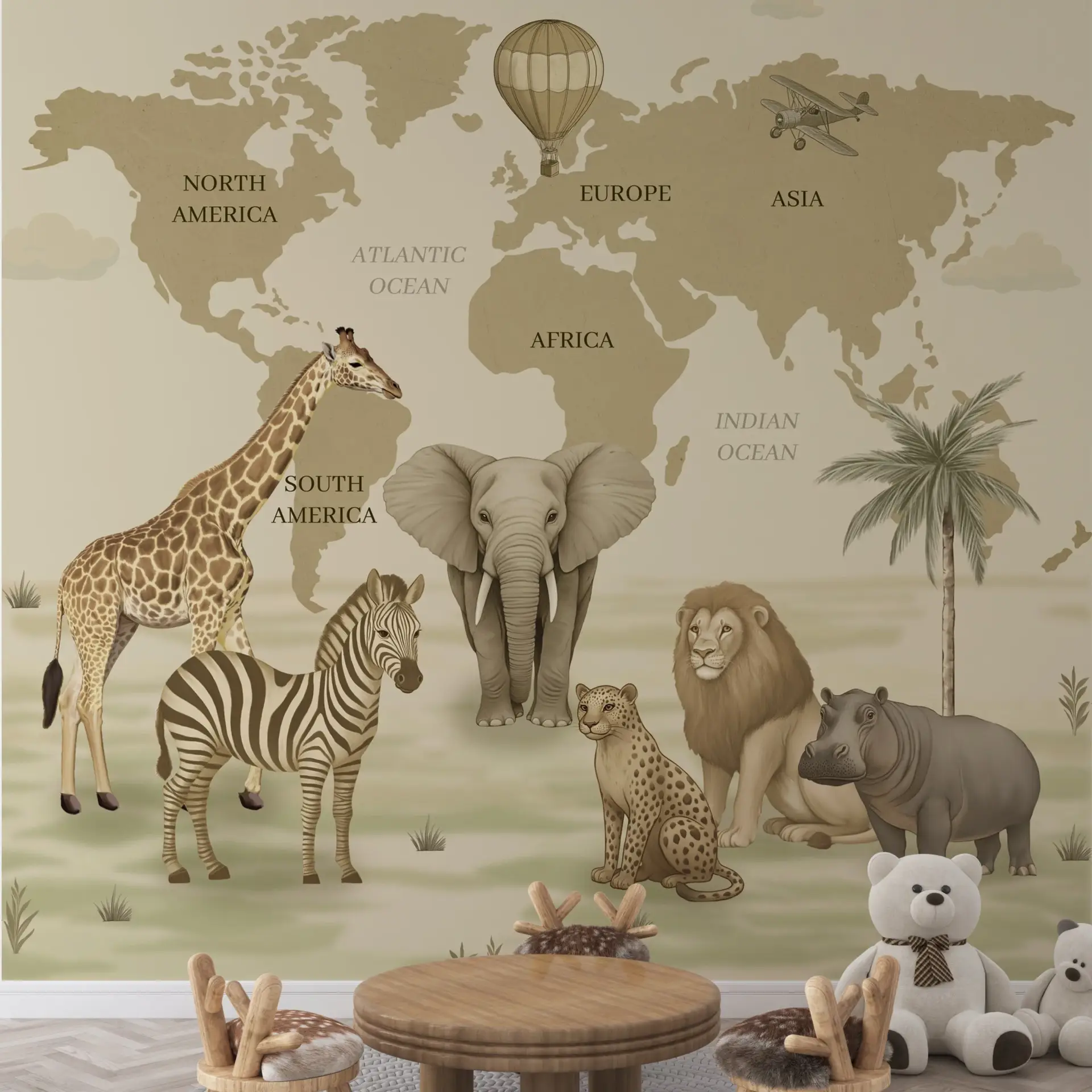 Terra Procession — Luxury Kids Wallpaper Dubai - Image 2