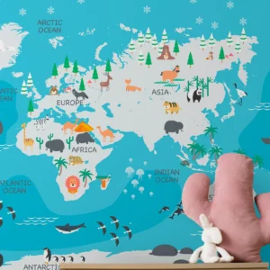 Tiny Explorers — Luxury Kids Wallpaper Dubai
