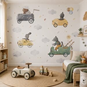 Tiny Roadsters — Luxury Kids Wallpaper Dubai