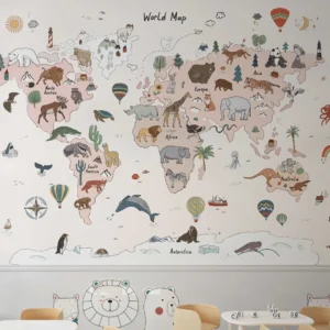 Tiny Travelers — Luxury Kids Wallpaper Dubai