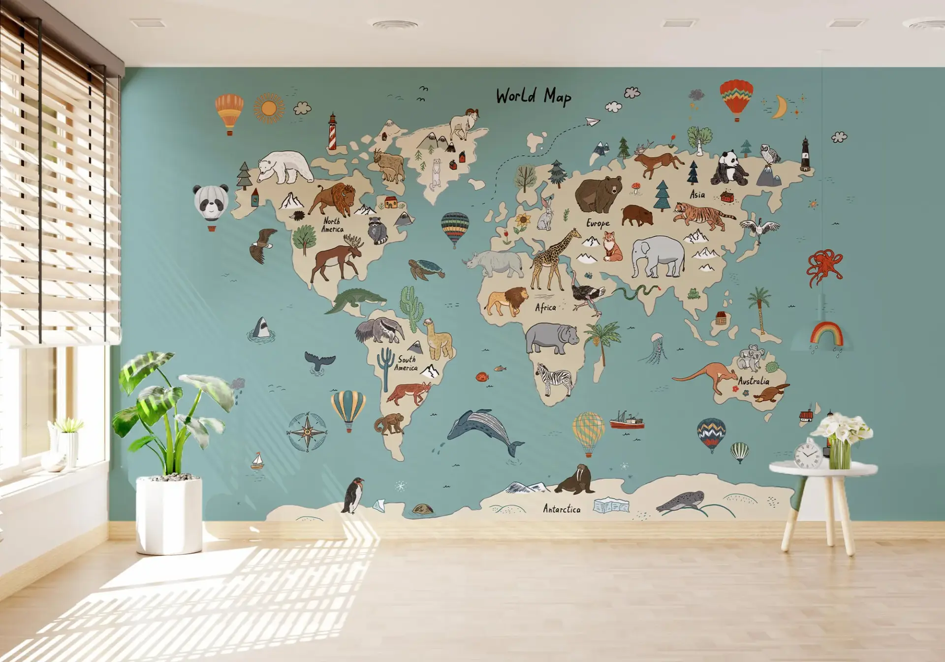 Tiny Travelers — Luxury Kids Wallpaper Dubai - Image 3