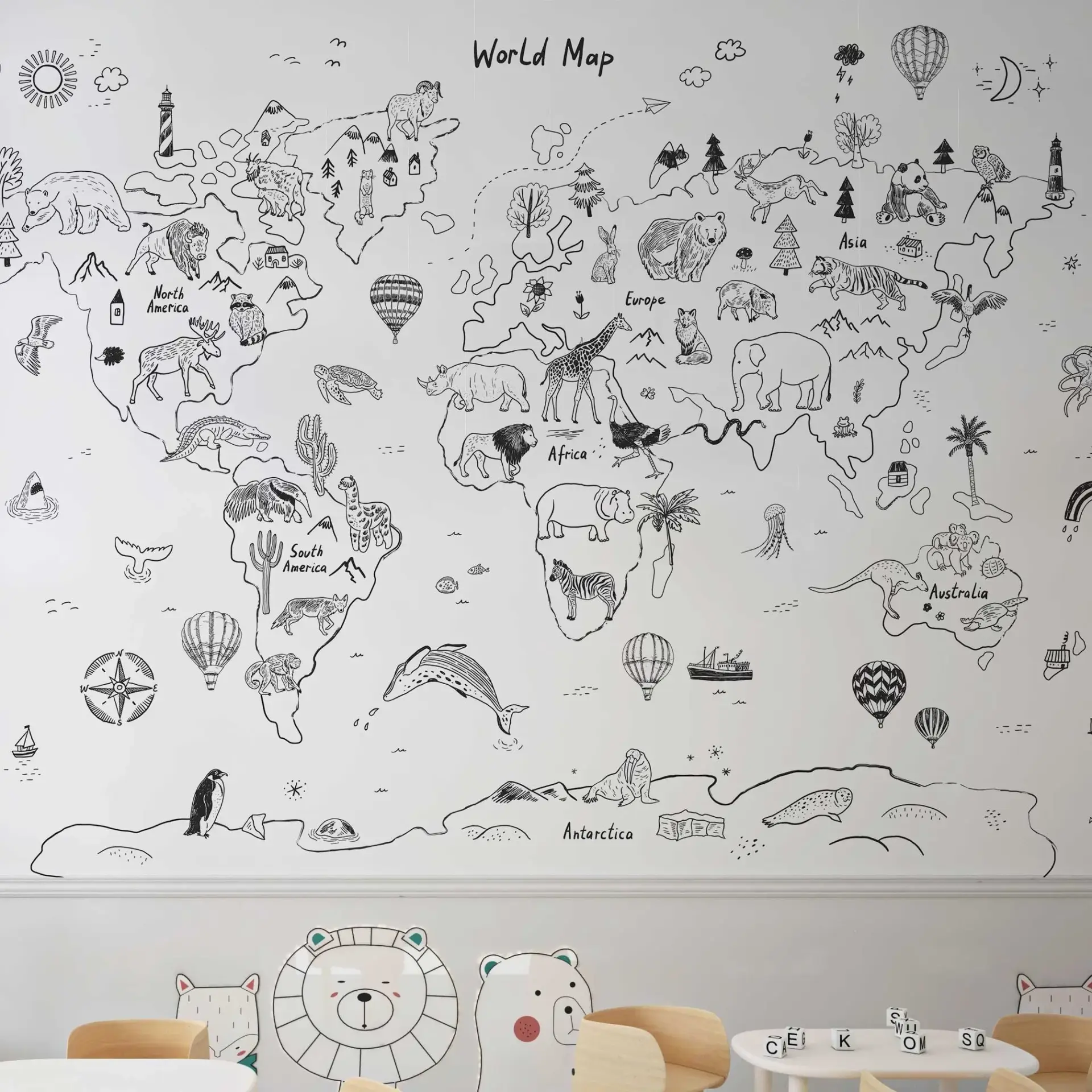 Tiny Travelers — Luxury Kids Wallpaper Dubai - Image 4